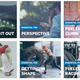 A series of tiled photos and copy from Valero's "Essential for Life" campaign website.